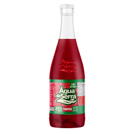 Refrigerante Água da Serra Framboesa 200 ml - 12 unidades